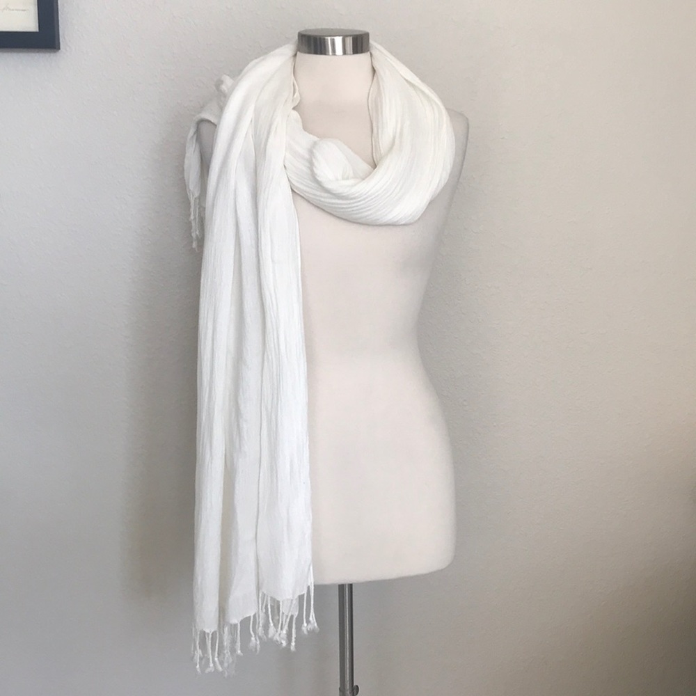 Cream scarf